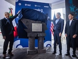 Ronald Johnson, embajador de Estados Unidos en México junto a Mauricio Kuri, gobernador de Querétaro
