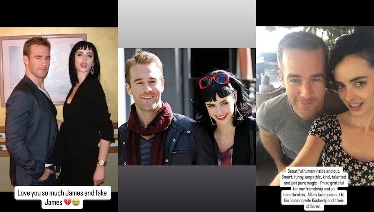 Krysten Ritter publica emotivo mensaje tras la muerte de James Van Der Beek