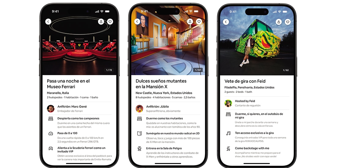 Airbnb juega un papel principal en los viajes.