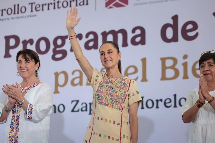 Claudia Sheinbaum, presidenta de México, encabezó el evento.