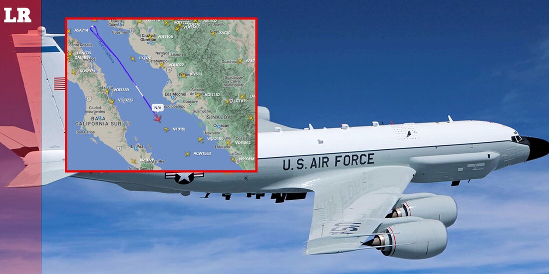 Flightradar 24 registró el sobrevuelo de la aeronave frente a costas mexicanas.