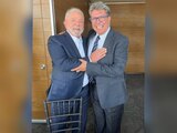 Ricardo Monreal se reúne con Luiz Inácio Lula da Silva.