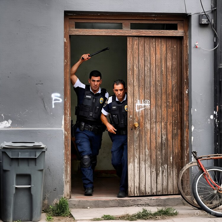 La policía se enteró de que la mujer gastó el dinero y allanó su casa.