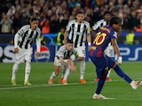Lamine Yamal anota en el Barcelona vs Newcastle United de la Champions League