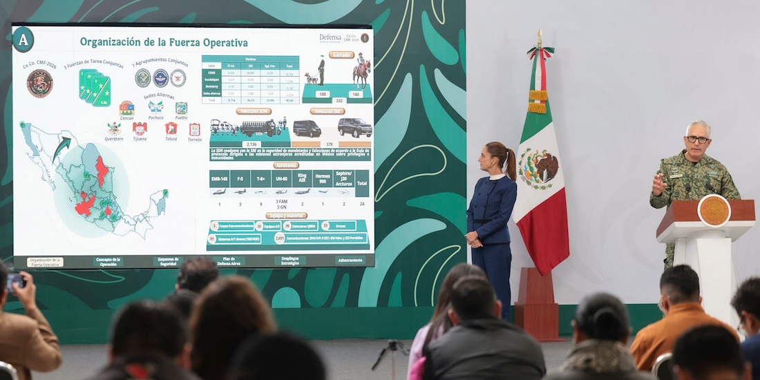 La Presidenta, ayer, en Jalisco