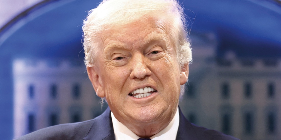 DONALD TRUMP, ayer en Washington.