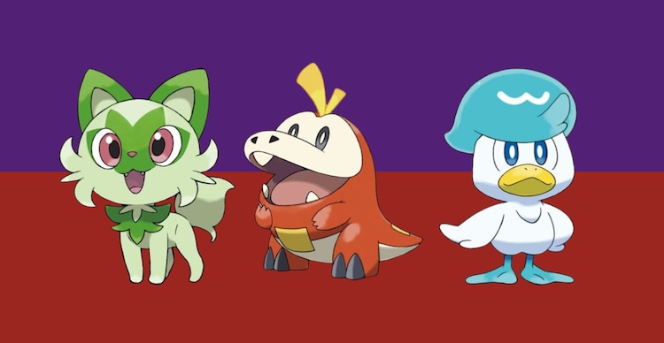 Pokémon Escarlata y Pokémon Púrpura iniciales