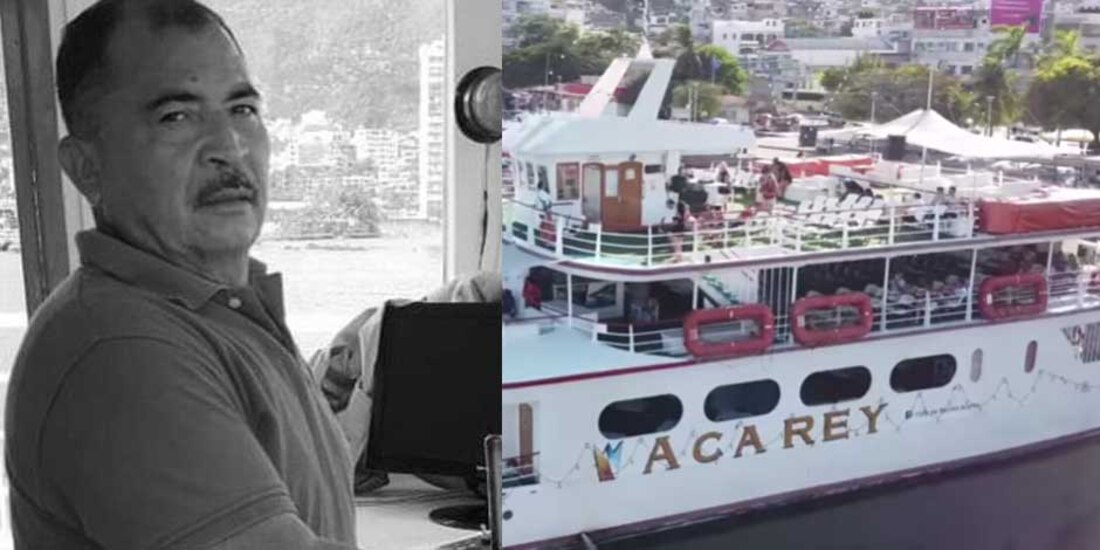El cuerpo de Castro de La Paz quedó cerca del Club de Yates en Acapulco, abajo de una embarcación