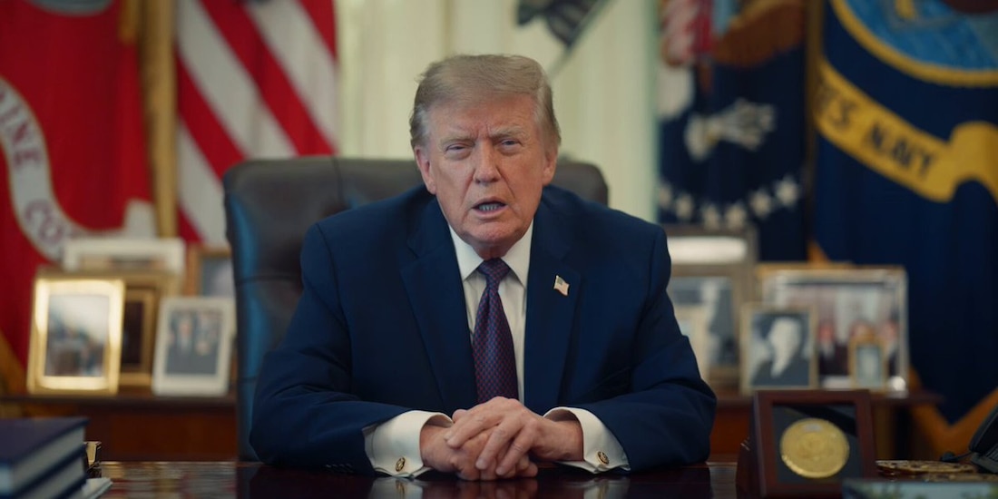 El presidente de Estados Unidos, Donald Trump, en un video publicado el 3 de octubre de 2026.