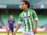 Diego Lainez durante un partido del Betis en LaLiga de España.