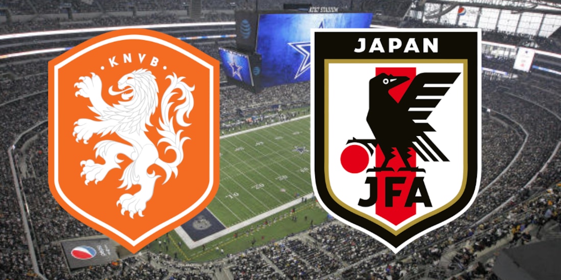 Países Bajos y Japón se enfrentan en la cancha del Estadio Dallas.
