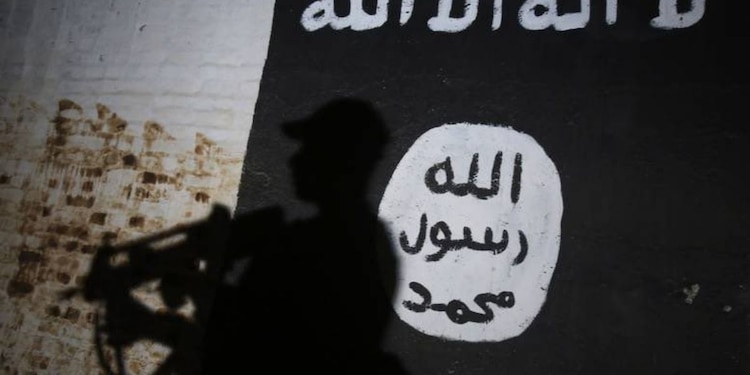 Bandera del Estado Islámico, en fotografía de archivo.