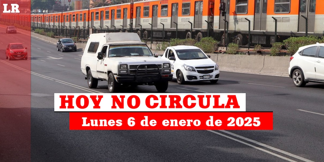 Te contamos cómo aplica el Hoy No Circula este lunes 6 de enero en la Ciudad de México y el Estado de México.