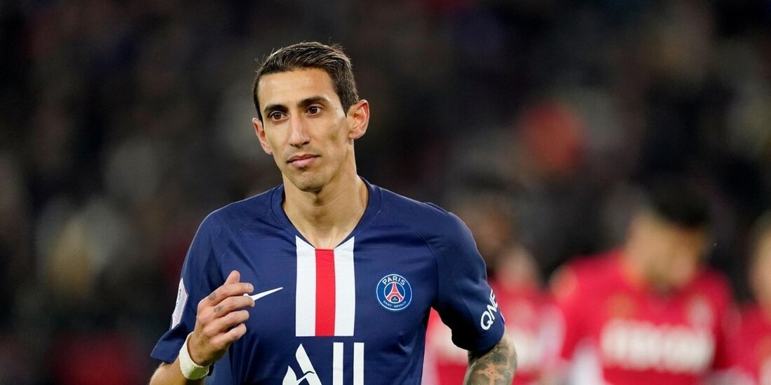 Ángel Di María durante un partido con el PSG en la actual campaña.