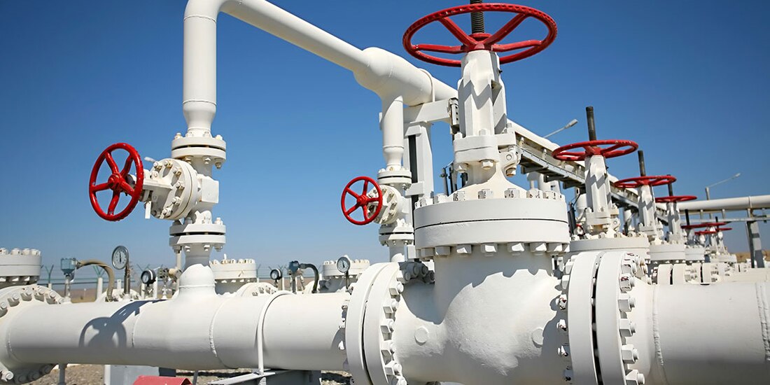 Ductos de gas natural.