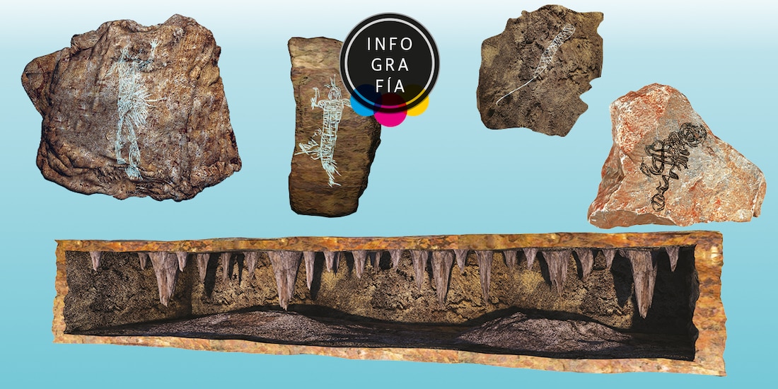 Descubren las pinturas rupestres con las figuras más grandes en Norteamérica