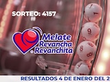 Resultados del sorteo 4157 del Melate, Revancha y Revanchita de este 4 de enero del 2026.