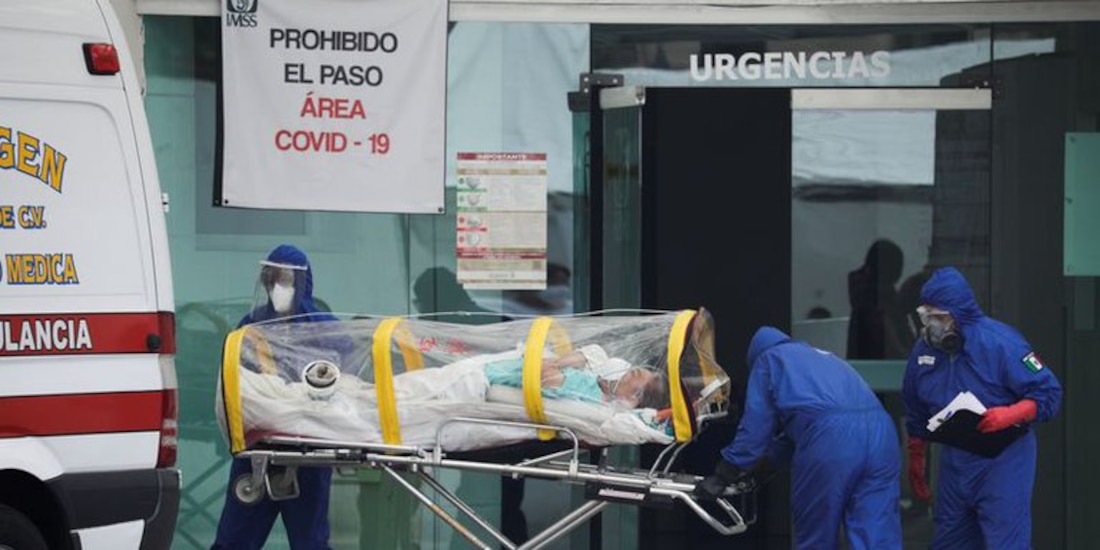 Trasladan a un enfermo de COVID-19