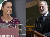Claudia Sheinbaum, Presidenta electa de México, y el Rey Felipe VI.