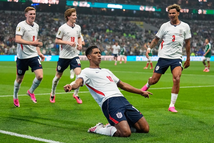 Jude Bellingham, tras anotar gol a México en el Mundial 2026