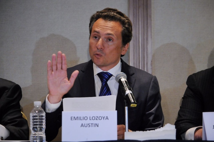Emilio Lozoya, exdirector de Pemex