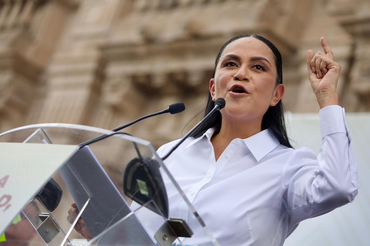 Ariadna Montiel, dirigente nacional de Morena.
