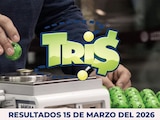 Resultados del Tris de hoy 15 de marzo del 2026.
