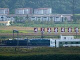 El tren de Kim Jong-un avanza hacia territorio ruso, ayer.