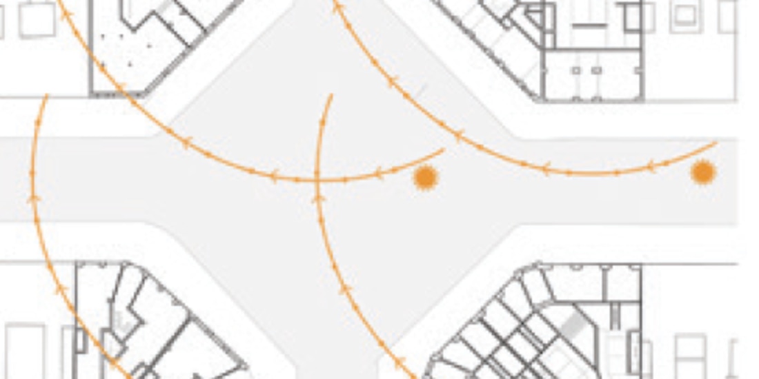 No estacionarse en el chaflán