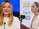 Giorgia Meloni, primera ministra de Italia (izq.), presenta plan de vivienda similar al de Claudia Sheinbaum, presidenta de México (der.).