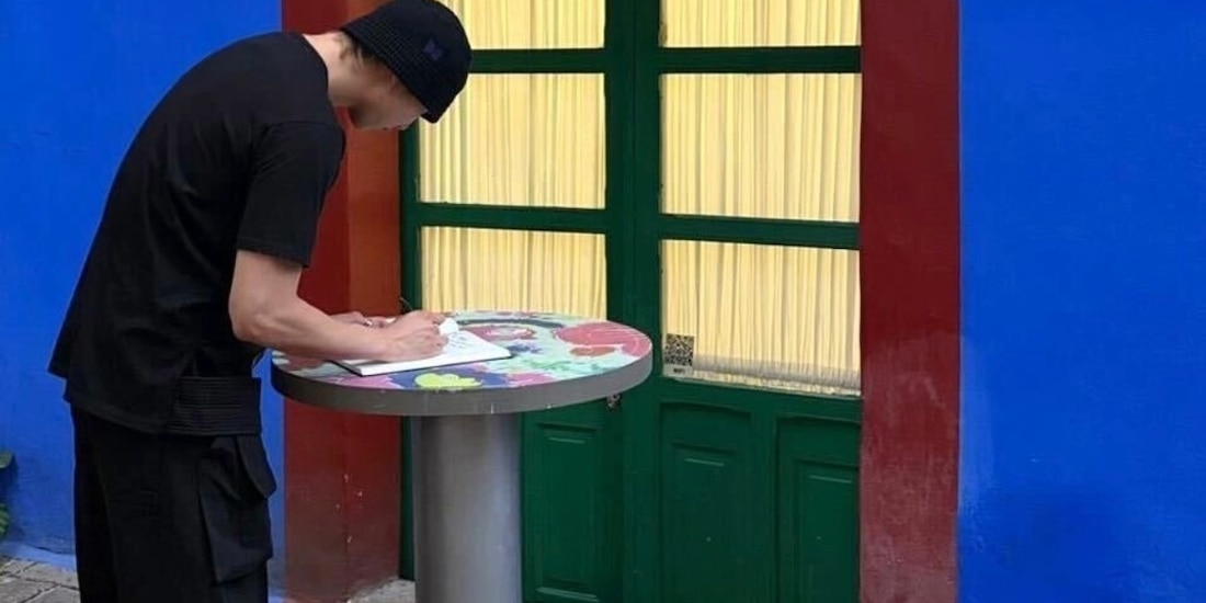 El emotivo mensaje que RM de BTS dejó en el Museo de Frida Kahlo en CDMX