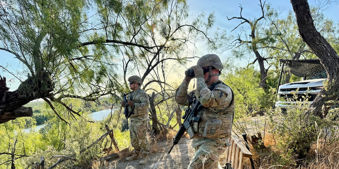 Soldados estadounidenses desplegados como parte de la Operación Vanguardia Ardiente.