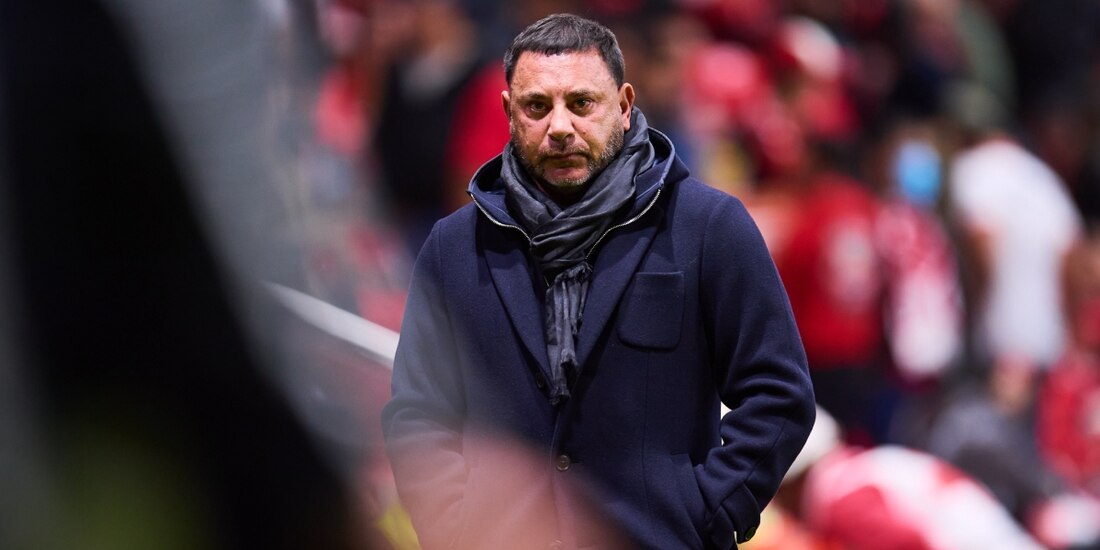 Antonio Mohamed en un duelo del Toluca