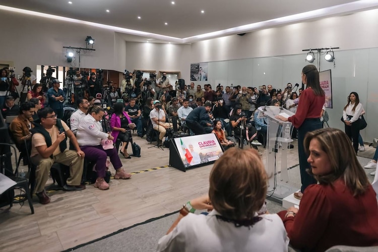 Claudia Sheinbaum ofrece paz en Guanajuato con la llegada de la 4T