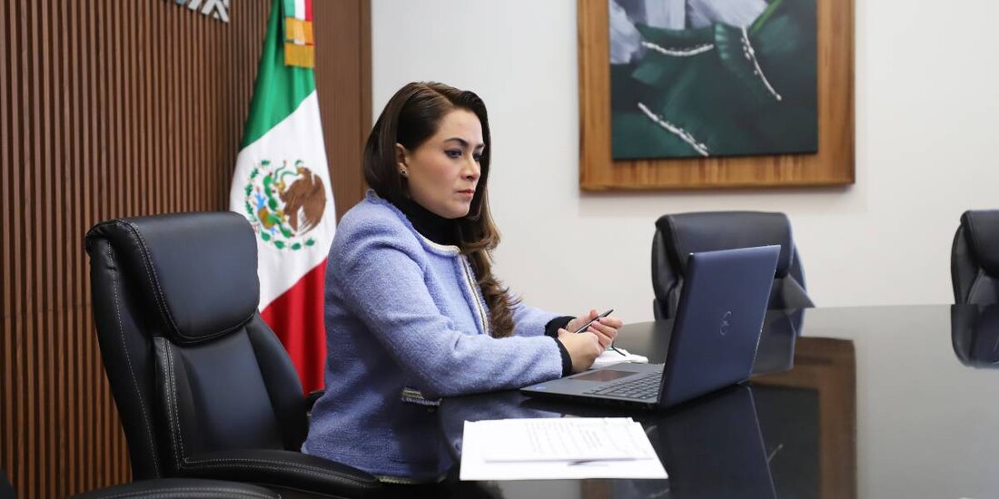 Miembros de GOAN, encabezados por Tere Jiménez, acuerdan con Sedena reforzar estrategia de seguridad.