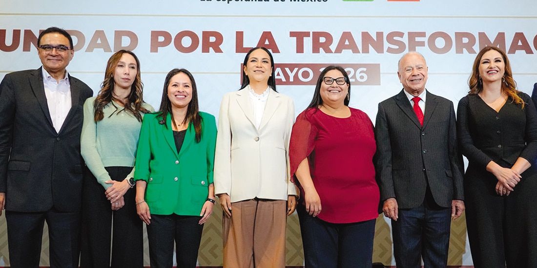 Reunión entre dirigentes del PT, PVEM y Morena, el pasado 13 de mayo.