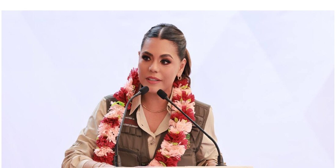 La Gobernadora constitucional de Guerrero, Evelyn Salgado.