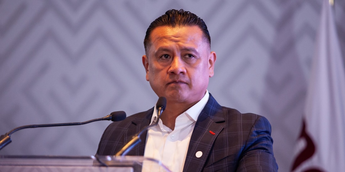 Carlos Torres Piña fue presentado como coordinador de Morena en Michoacán, el 14 de septiembre de 2026.