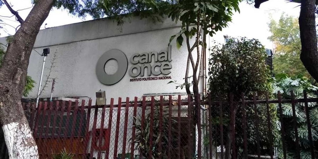 Aspecto de la sede del Canal Once.