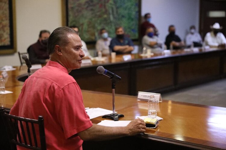 El gobernador de Sinaloa, Quirino Ordaz Coppel, el 10 de junio de 2020.