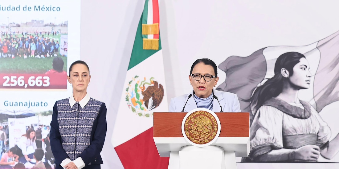 Rosa Icela Rodríguez presentó avances de la estrategia de paz.