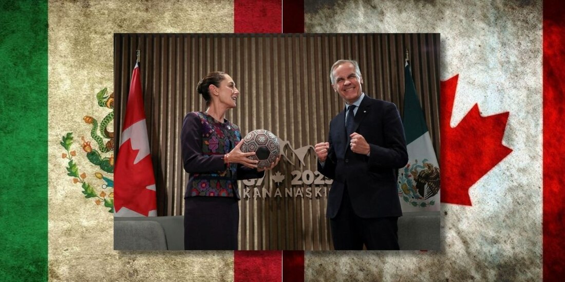 La presidenta de México, Claudia Sheinbaum, se reunirá con el premier de Canadá, Mark Carney, según agencias.