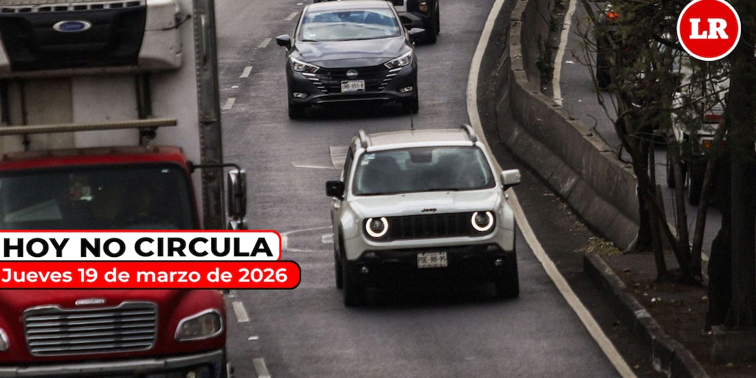 Te compartimos cómo aplica el Hoy No Circula este jueves 19 de marzo de 2026 en la Ciudad de México y el Estado de México.