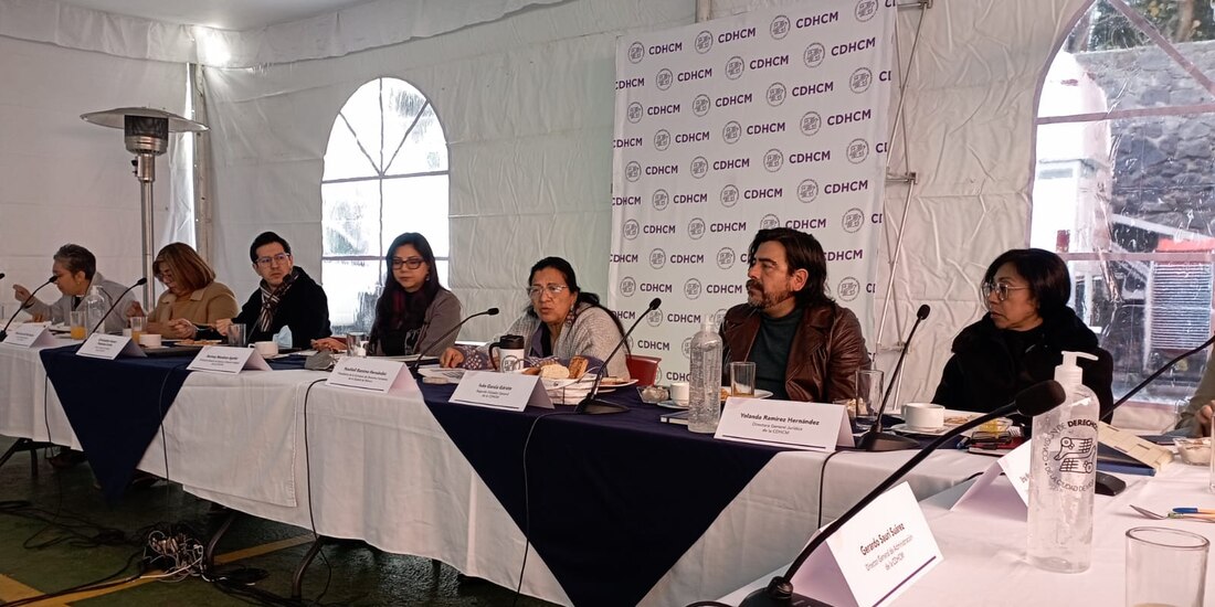 Sesión de la CDHCM.