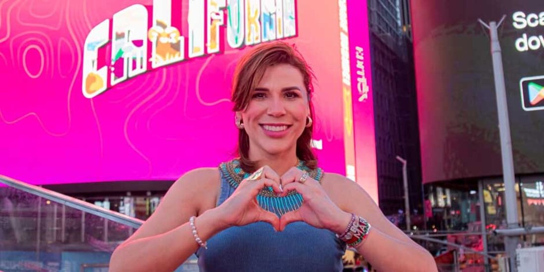 La gobernadora de Baja California, Marina del Pilar, visitó el Queens Nights Market, un mercado nocturno de gran arraigo en Queens, Nueva York