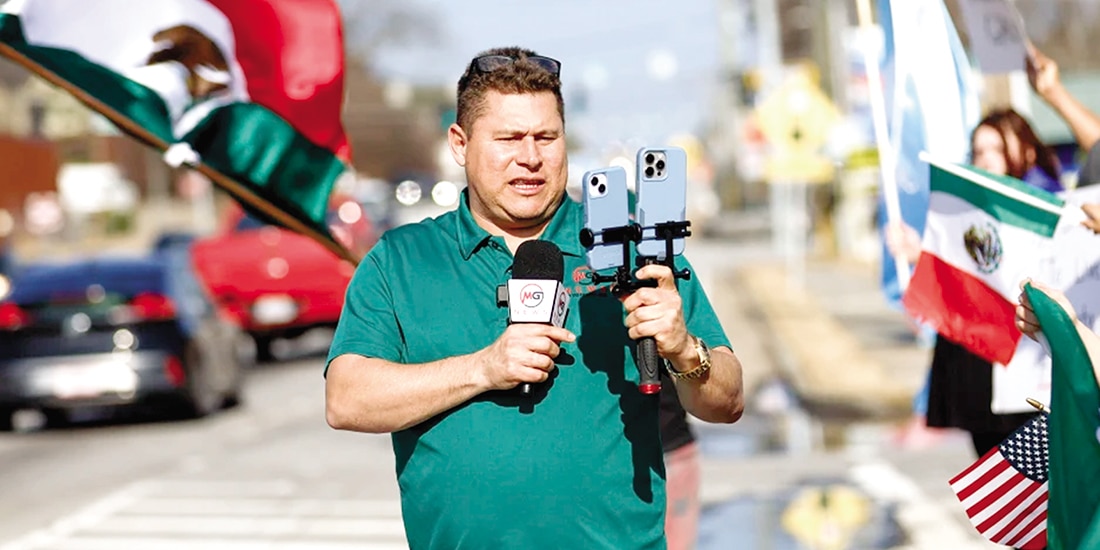 Mario Guevara, reportero en español de Atlanta, el 1 de febrero de 2025.
