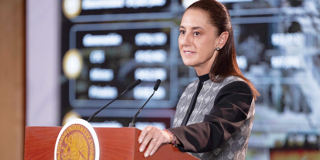 LA PRESIDENTA, ayer, en su conferencia.