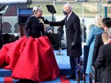 Lady Gaga en la ceremonia de investidura de Joe Biden