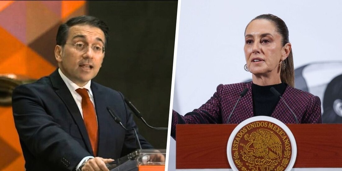 El canciller José Manuel Albares reconoció los agravios cometidos contra los pueblos originarios durante la Conquista; Sheinbaum destacó palabras en su conferencia.