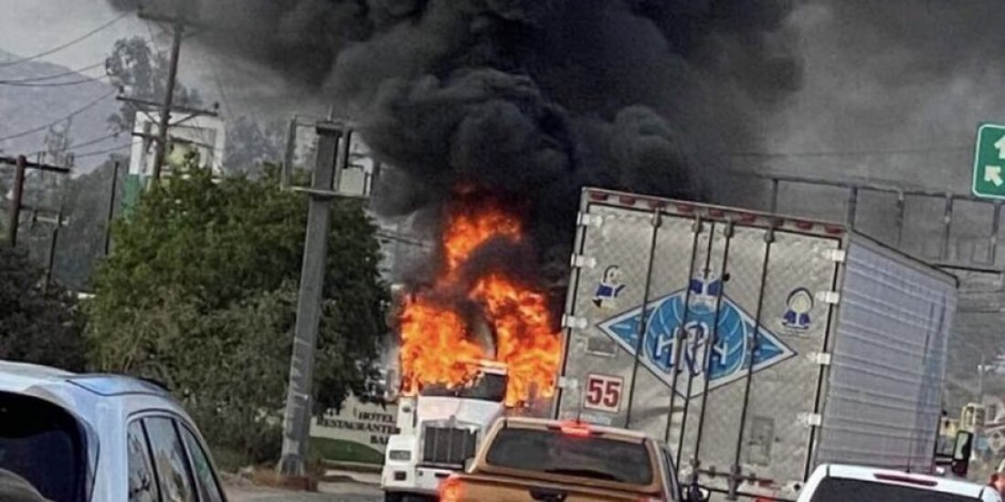 Marina del Pilar condena quema de autos en Baja California.